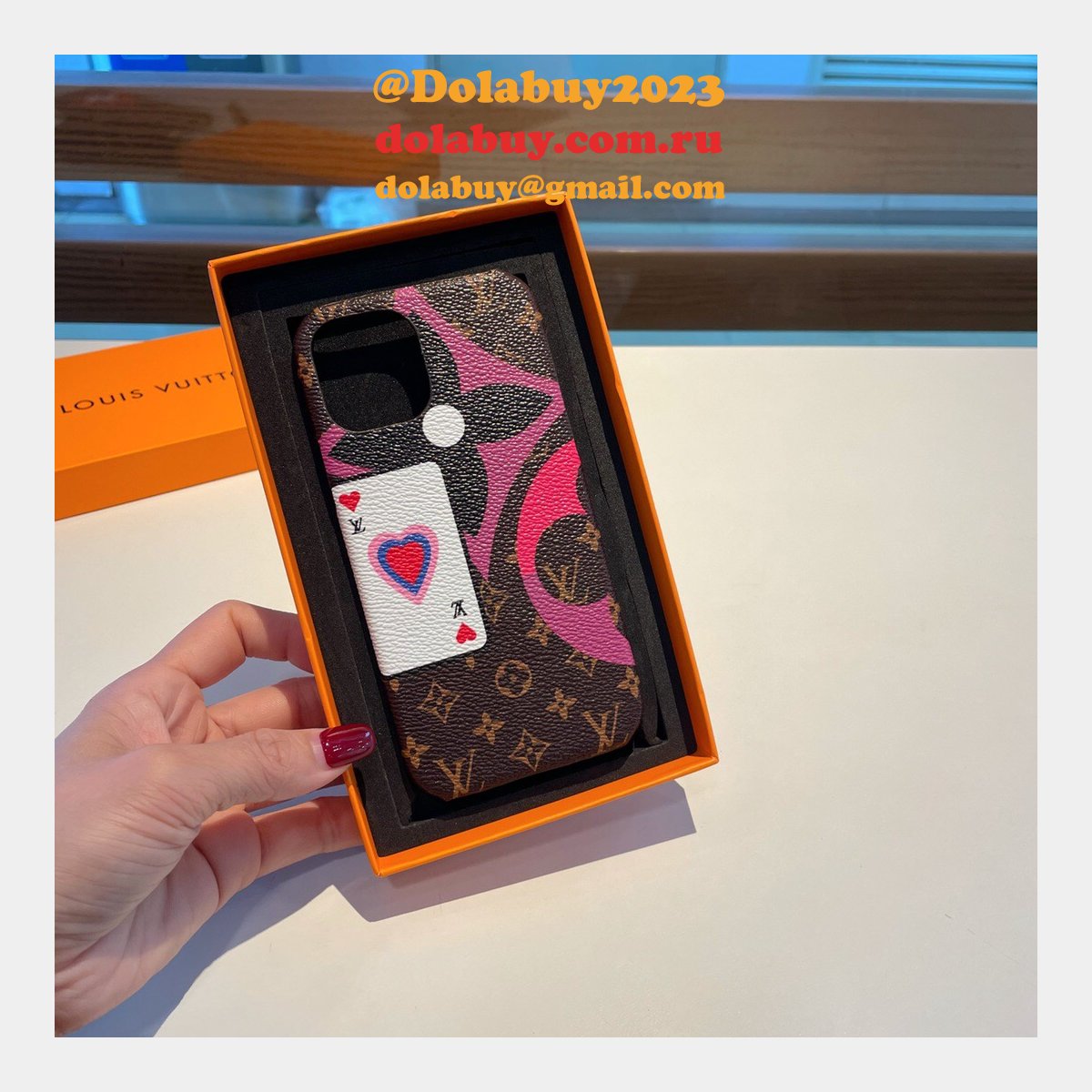 Custom Fake Louis Vuitton IPhone Cases