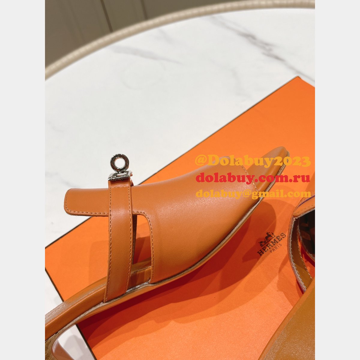 Wholesale Replica Hermes 2023SS Candy Sandals Shoes