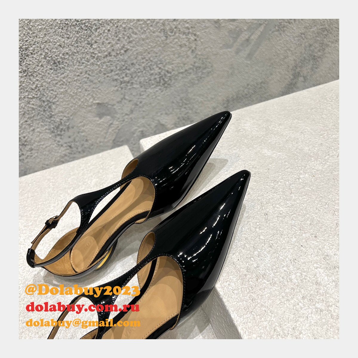 Bottega Veneta Replica Flat Pointed Toe Sandals Shoes