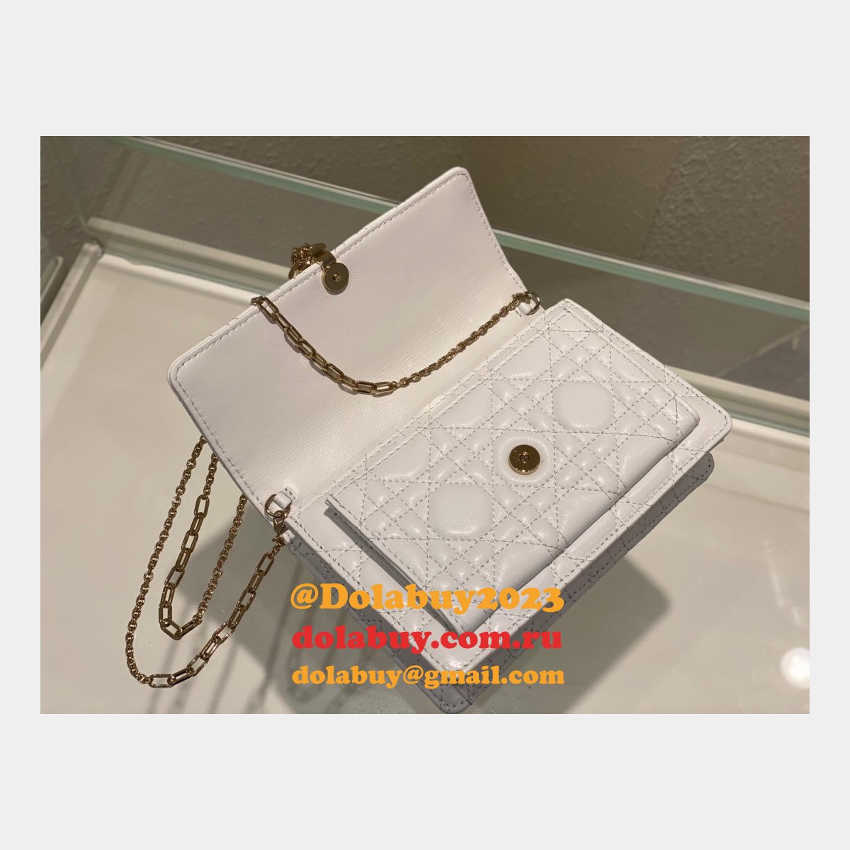 We offer you Best Quality Designer Replica WOC Bags
