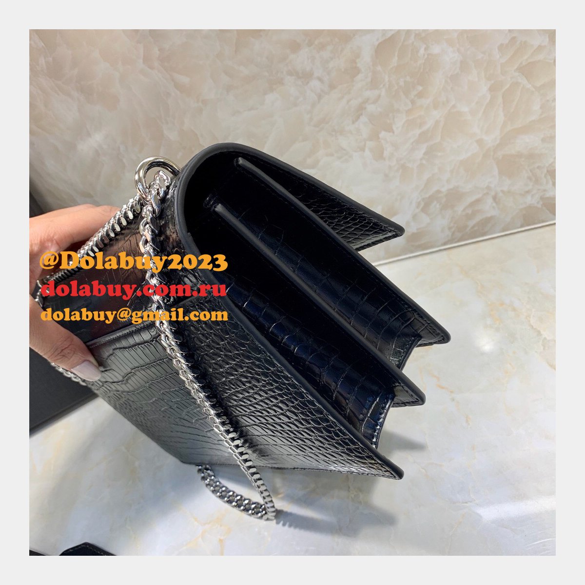 Ysl Wholesale Saint Laurent 22CM niki chain shoulder bag