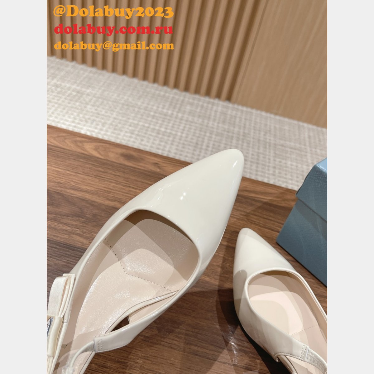 Prada 2023 Slingback Replica Shoes Inspired Sandals Online