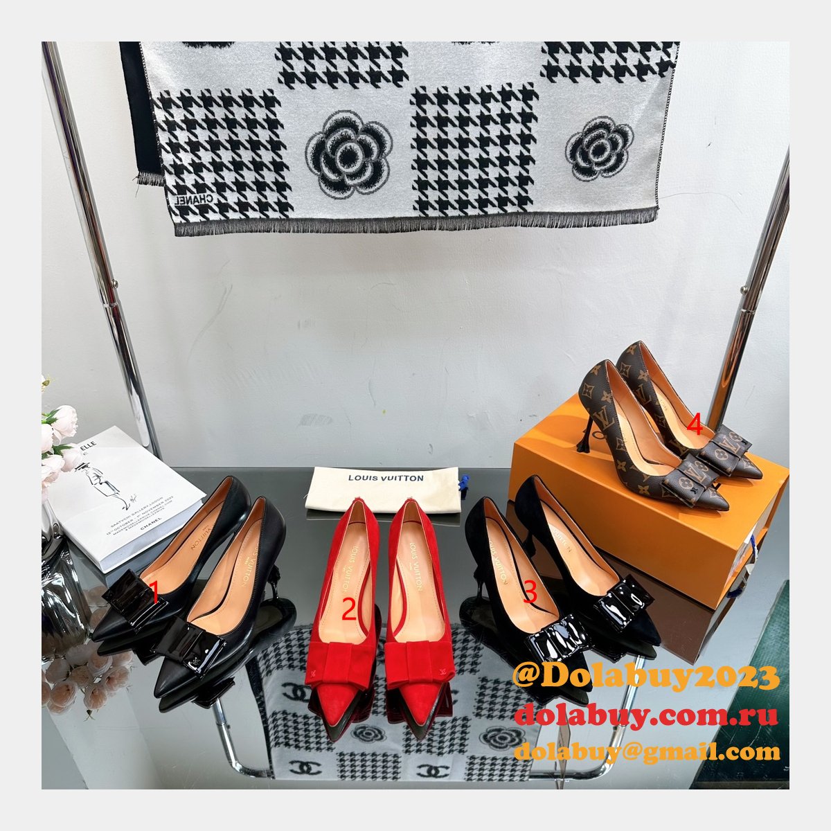 Perfect Replica High Heel Pumps Louis Vuitton Shoes