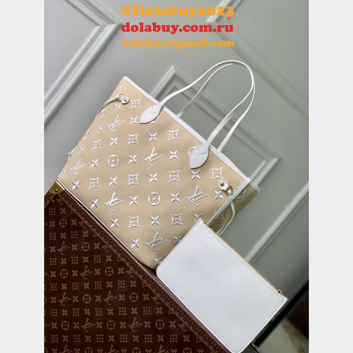 Fashion Neverfull MM Autres Toiles M22838 Louis Vuitton Best Fake Bag