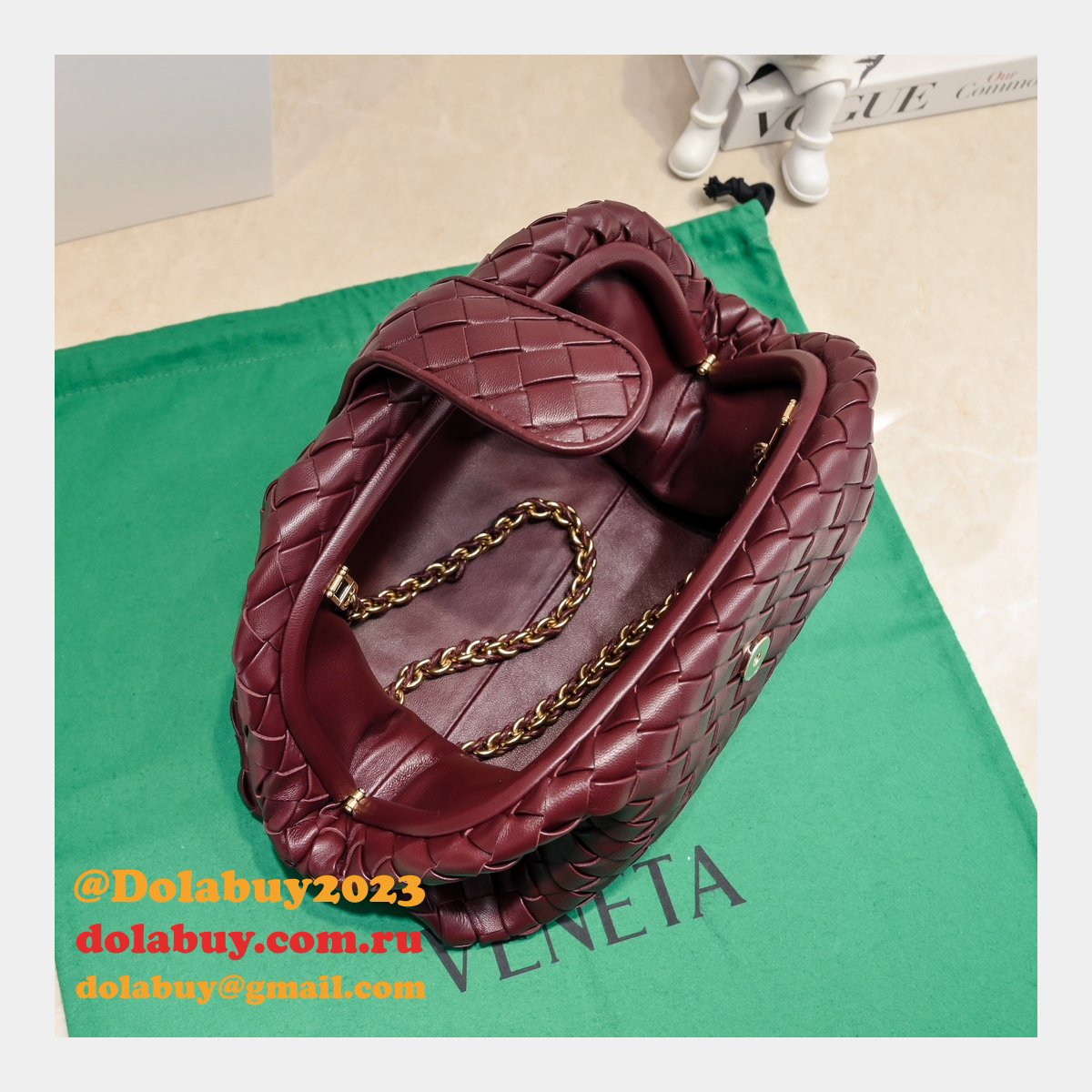 Top Quality Bottega Veneta Teen Lauren 1980 With Chain