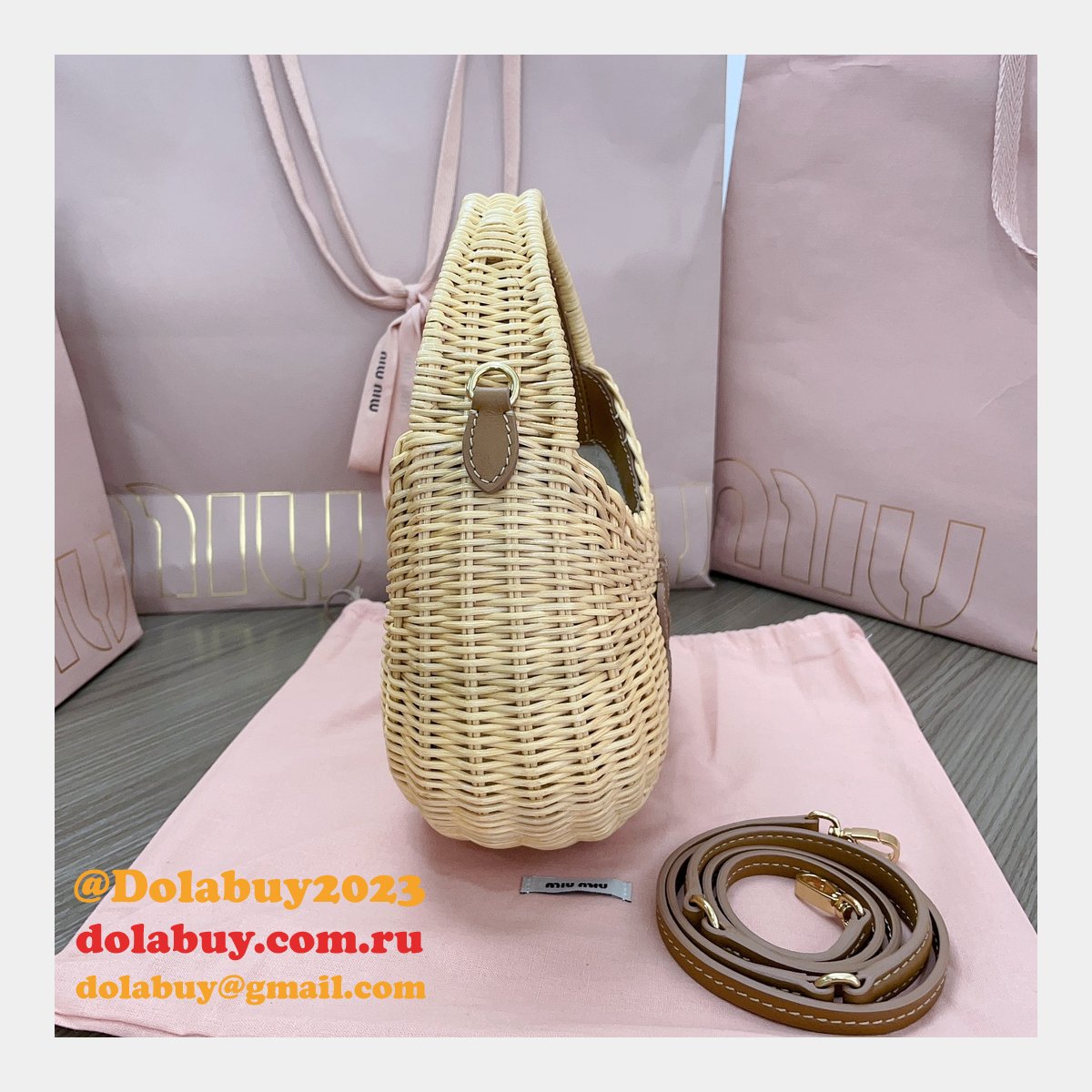 Top Quality miu miu Summer cabbage bag 5BC125