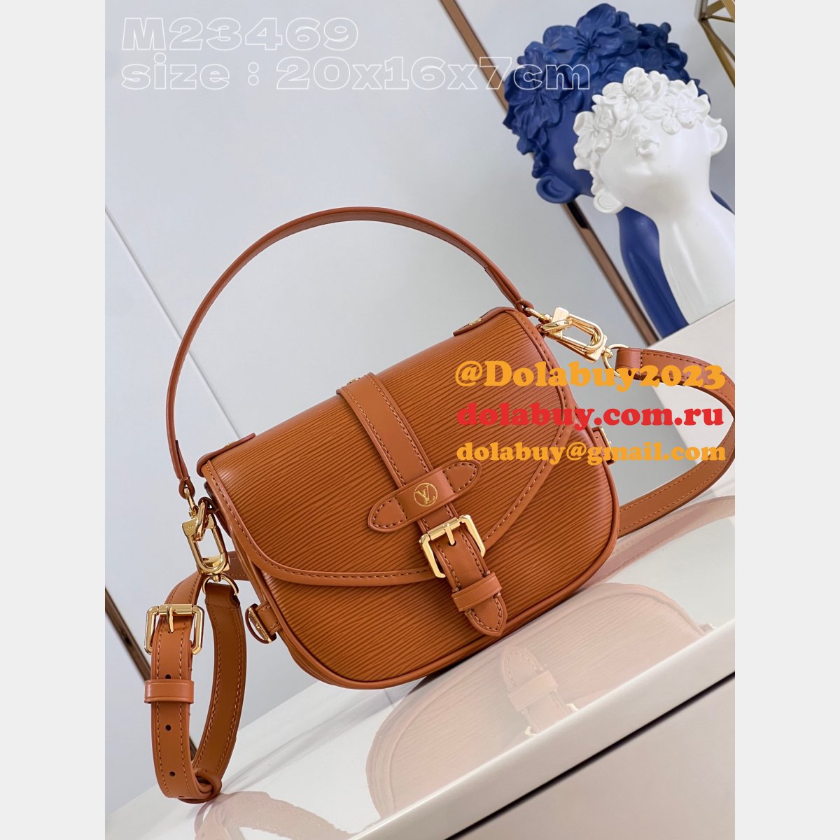 Saumur Shop Louis Vuitton Epi Leather M23470/M23469 Replica Bag