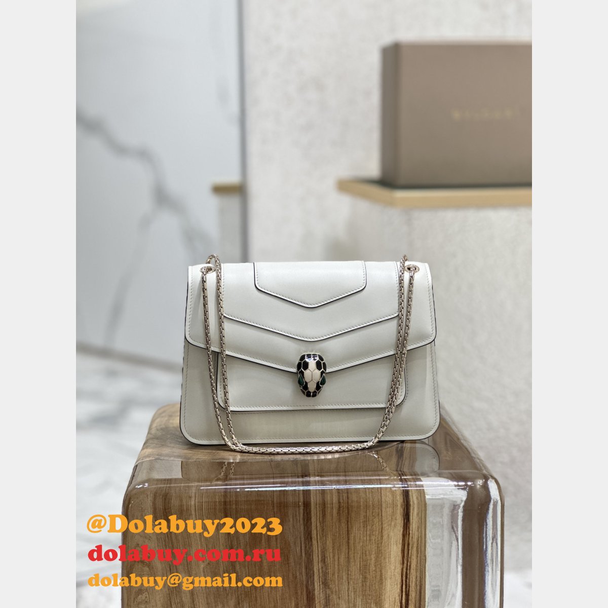 Duplicate BVLGARI SERPENTI FOREVER Crossbody Bags 289676