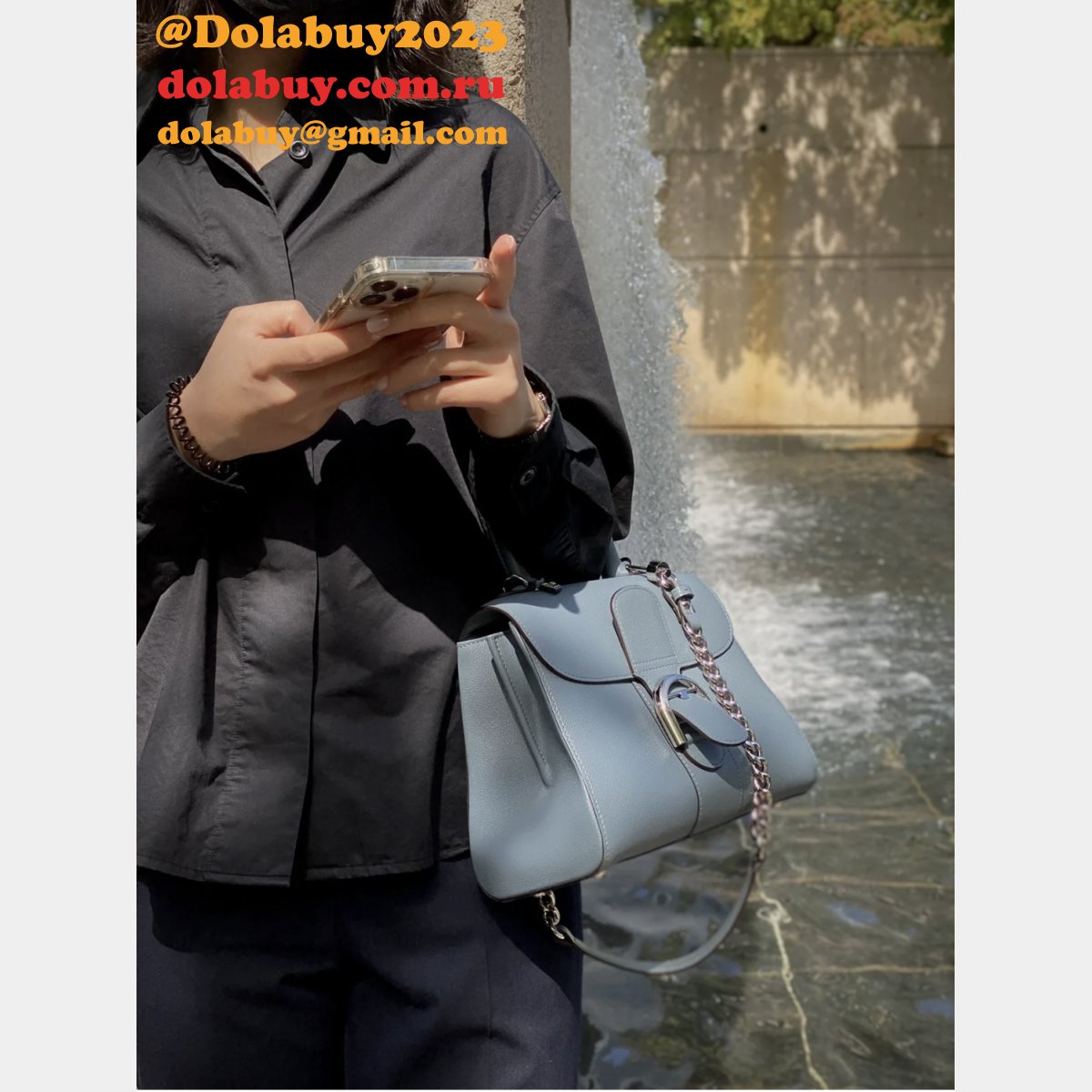 Designer Delvaux Rodéo Brillant 99125066 Calf Knockoff Handbags