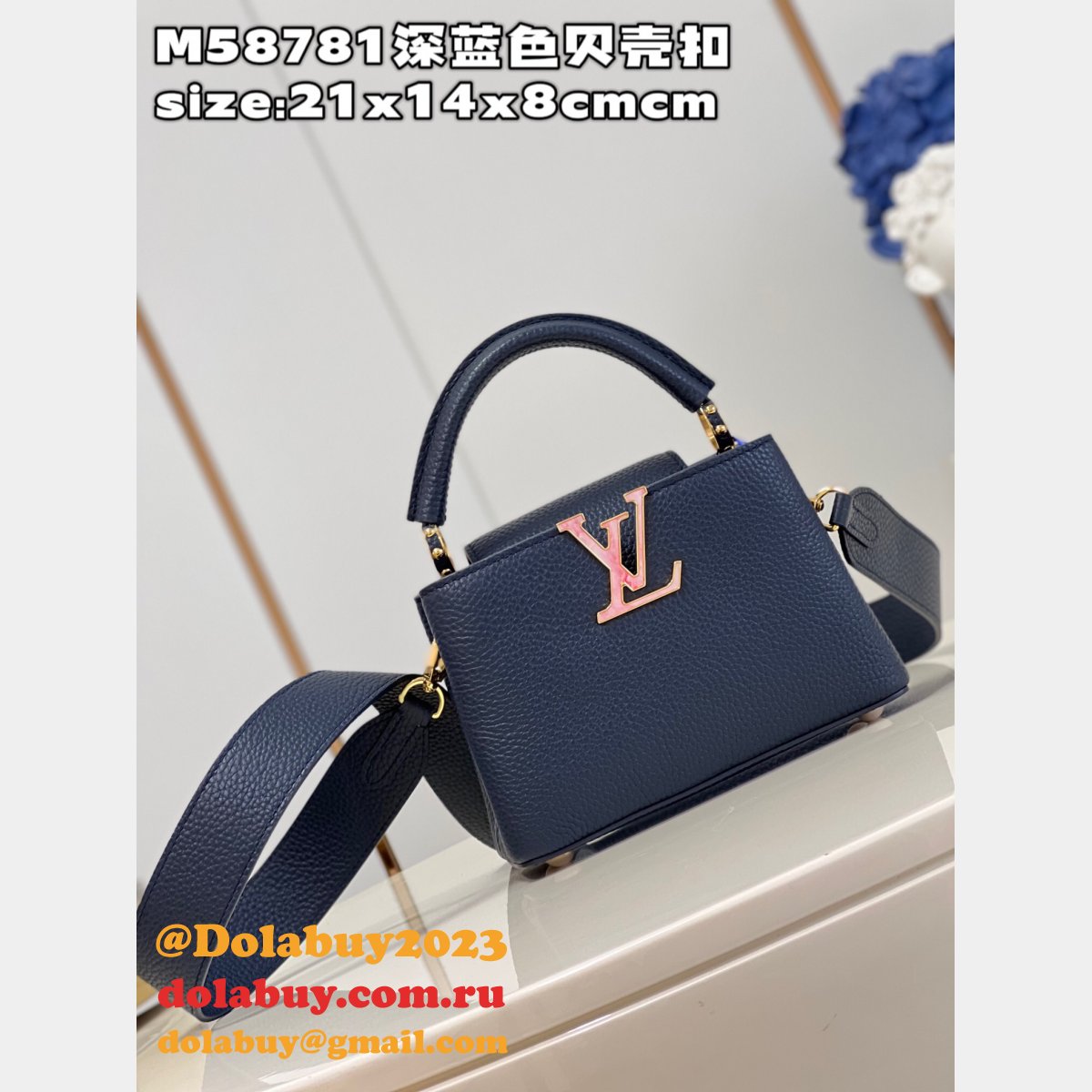 Copy Louis Vuitton Capucines M21150/M58671/M58781 Bags for Sale