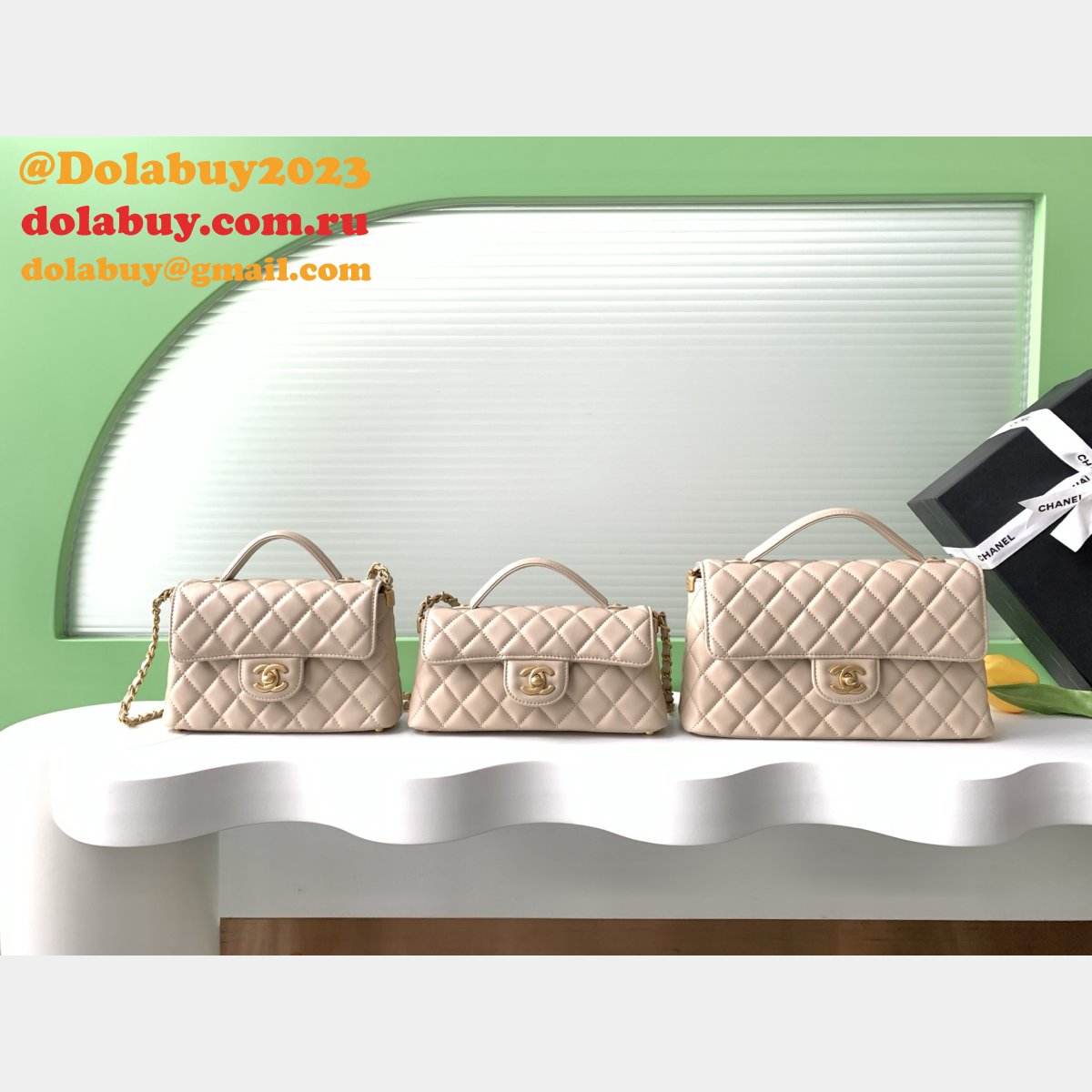 Luxury Flap AS5354 & AS5355 & AS5356 Top Handle Replica Bag