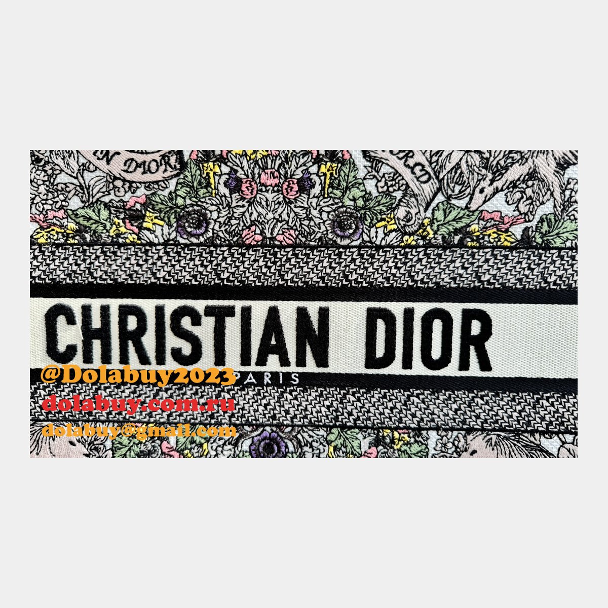 Replica Christian Dior Book Tote 2025 1:1 Mirror Bag