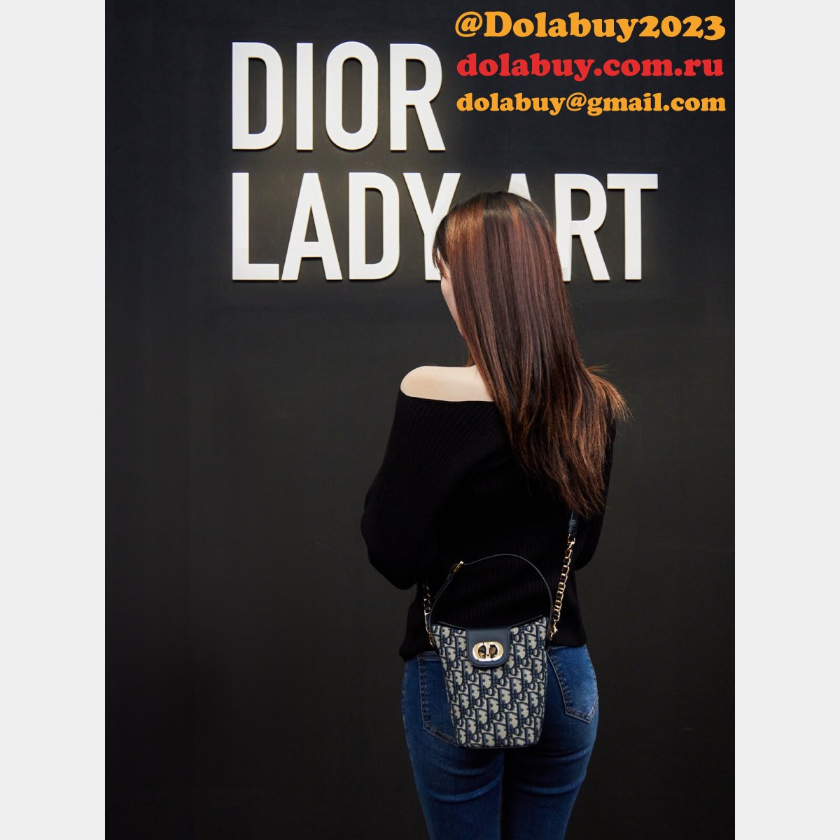 Dior Designer Oblique 30 Amber Montaigne Bucket 2049 Replica Bag