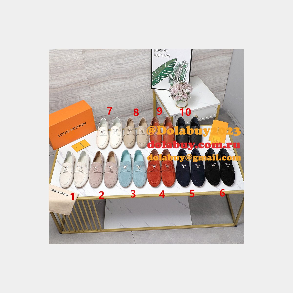 High Quality LV LOAFER SHOES Cheap