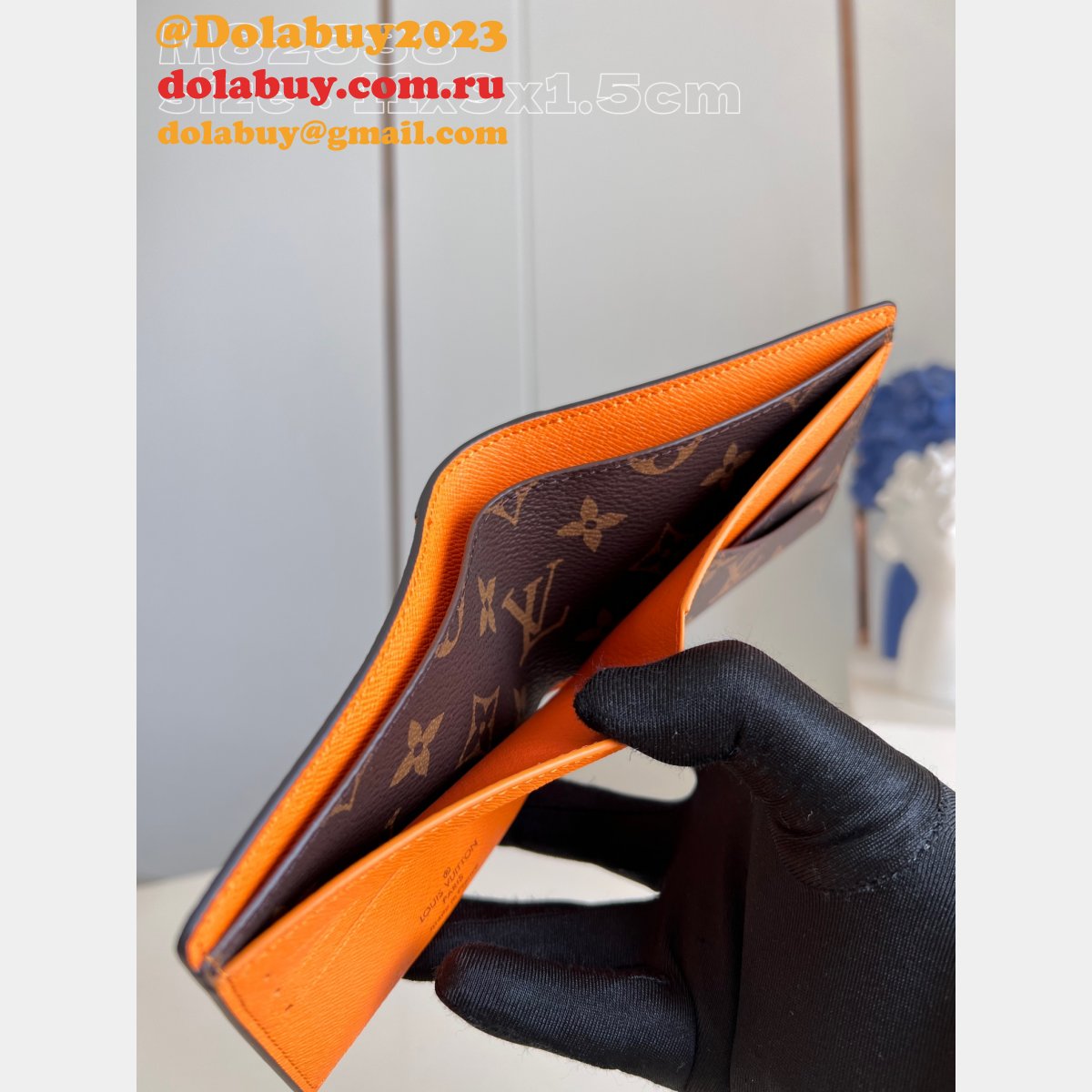 Designer M82538 M82955 M82551 Brazza Pocket Organizer Multiple LV Wallet