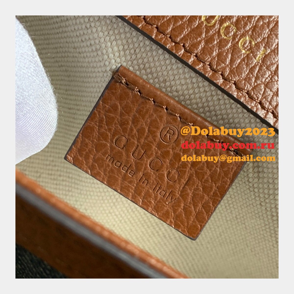 high quality G*u*i replica horsebit 1955 mini bag 658574 gg supreme canvas