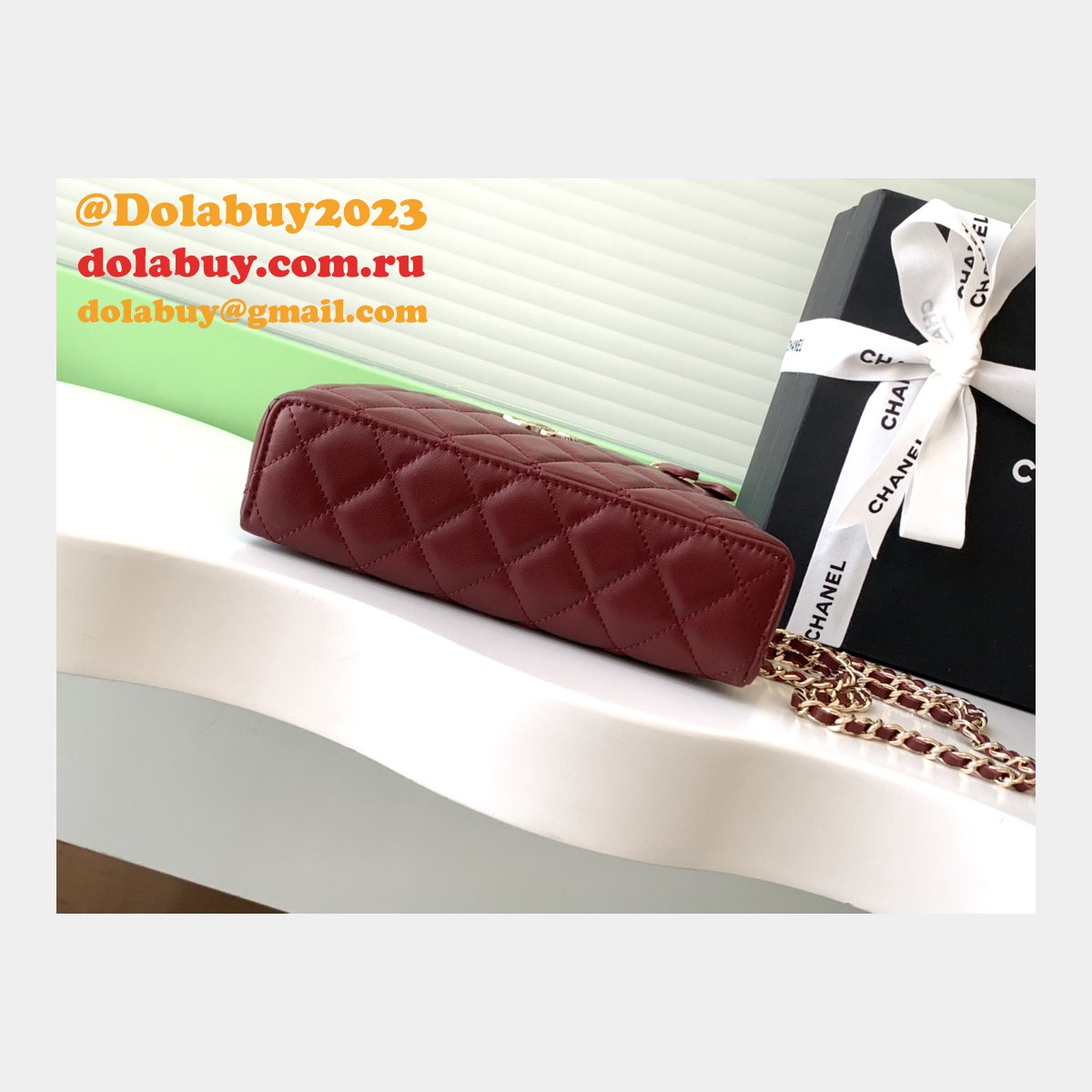 Fashion AP4407 Long Vanity With Chain Knockoff Bag