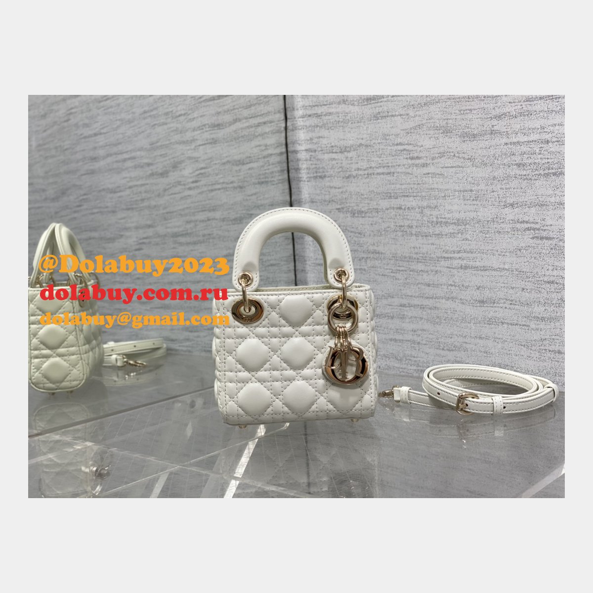 Replica Fashion Dior Micro Lady 1:1 Mirror 12CM Bag
