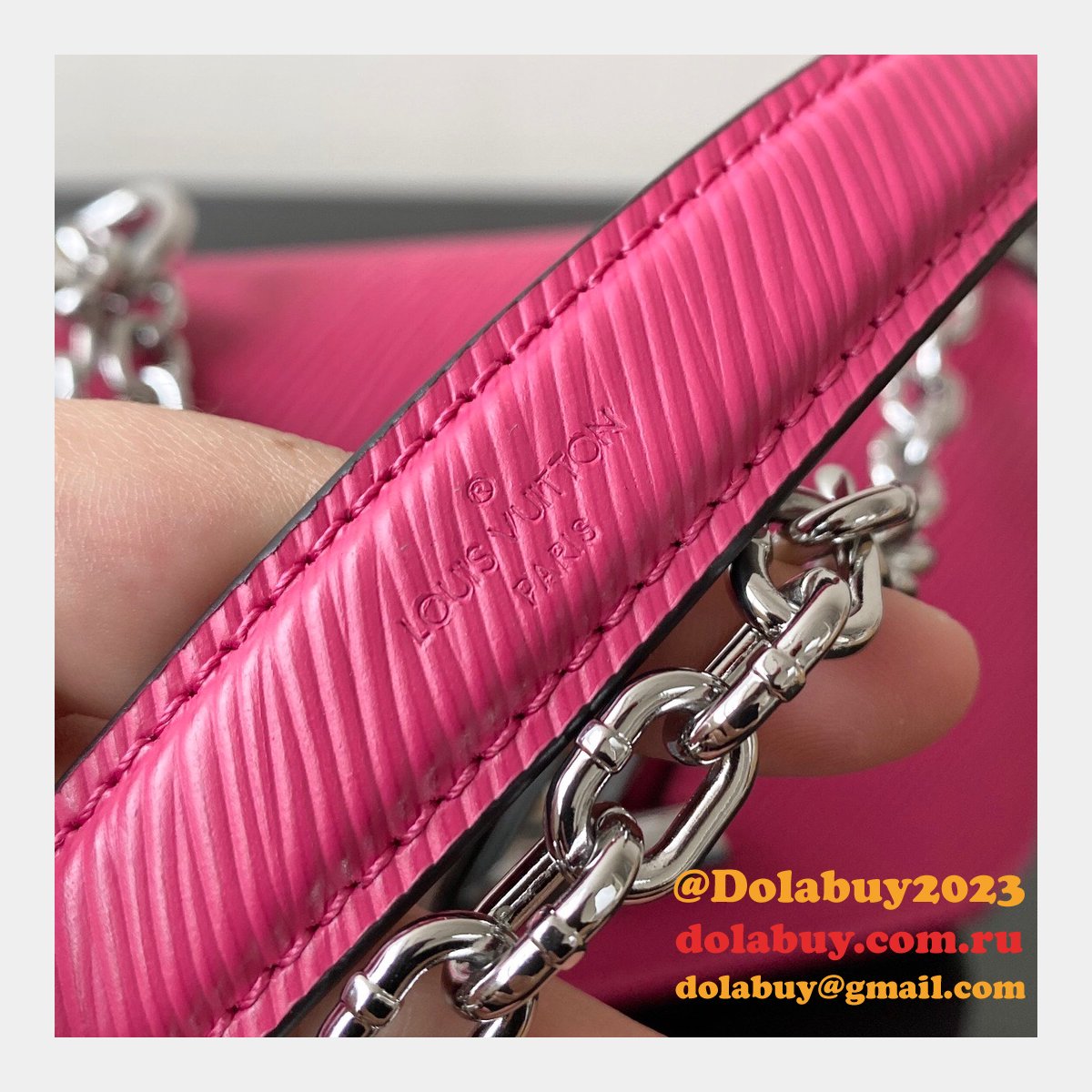 Replica Louis Vuitton Twist MM Epi Leather 16cm 4 Colours