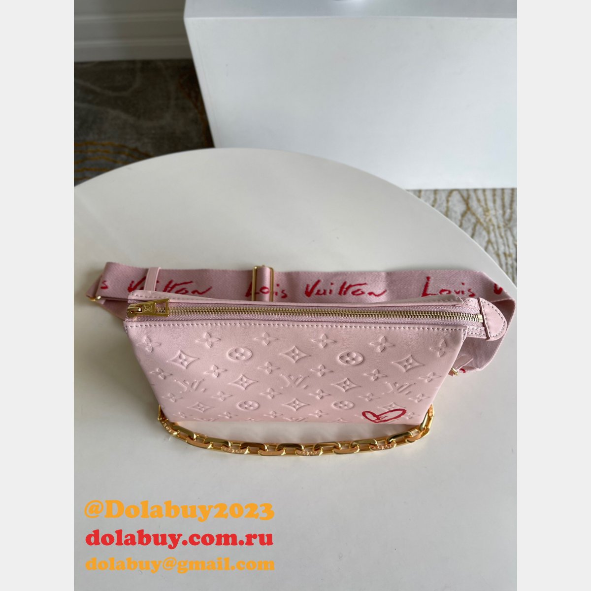 Luxury Louis Vuitton replica M58739 Coussin PM Monogram Lambskin Handbags