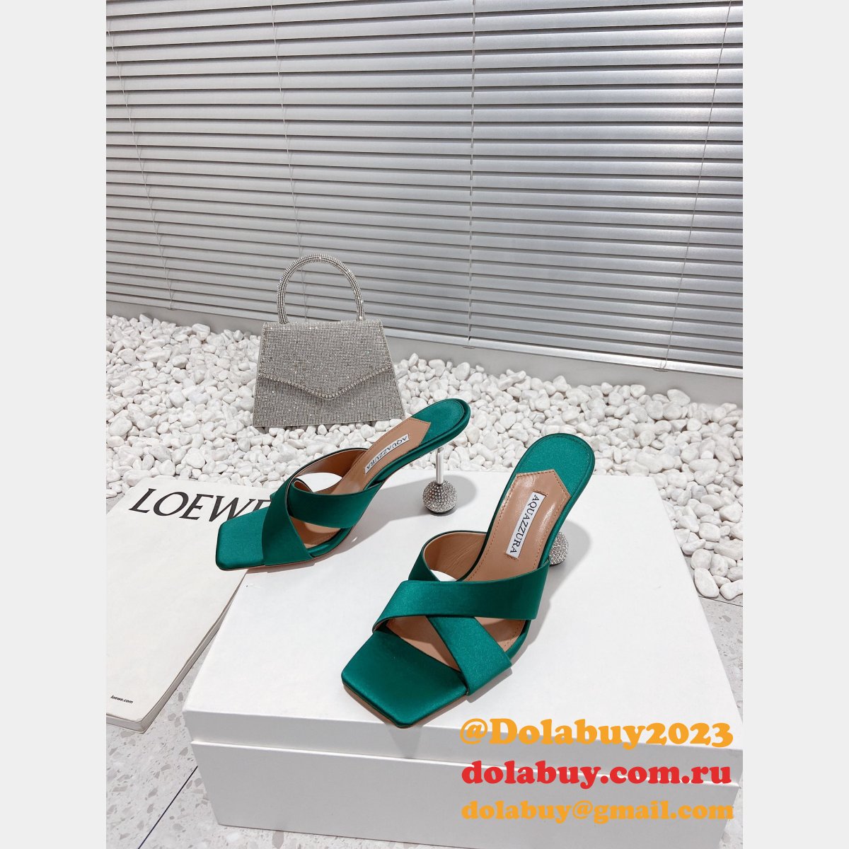 The Dolabuy Aquazzura high-heeled sandals Buying Fake 1:1 Mirror Shoes