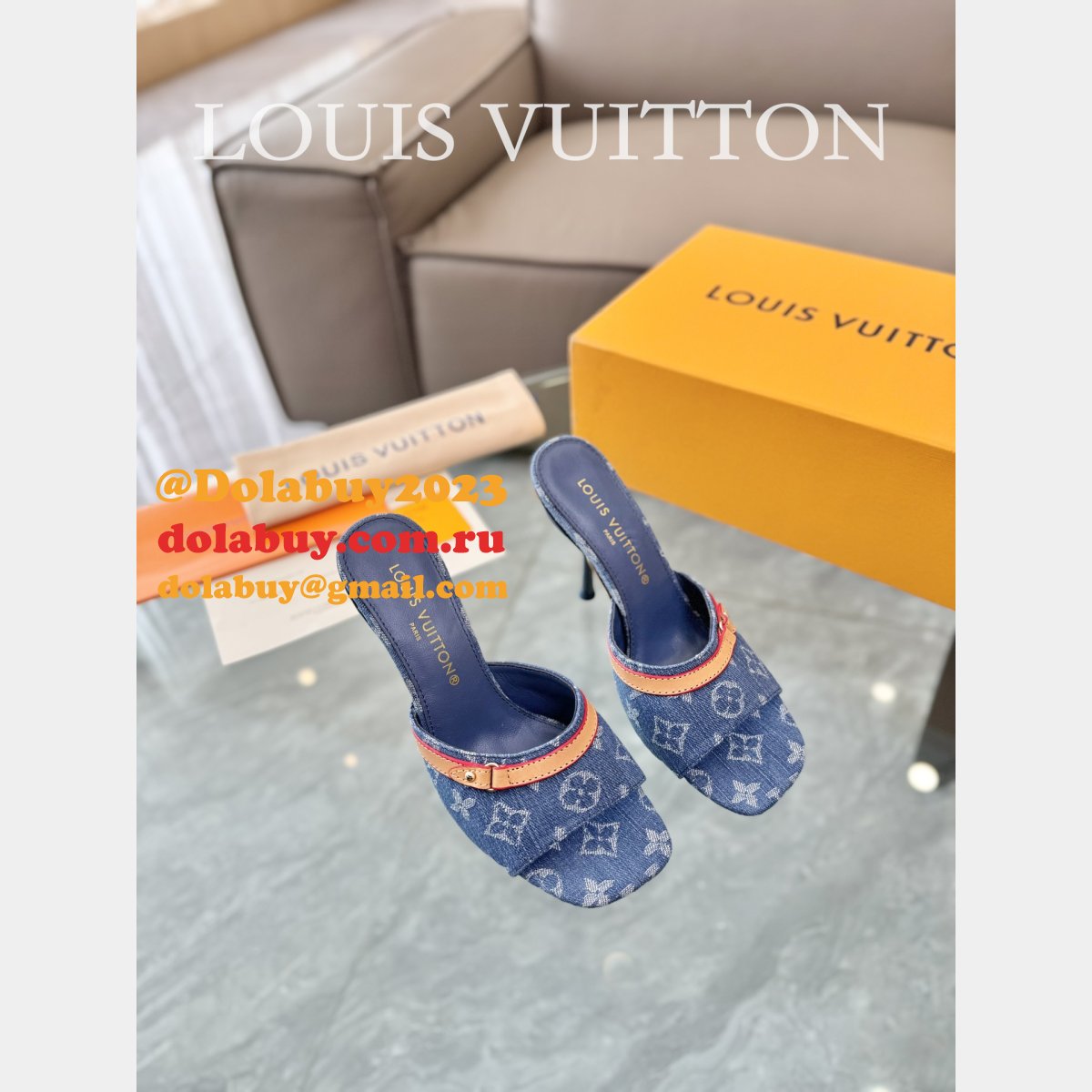 High Quality 7 STAR LOUIS VUITTON Revival Mules