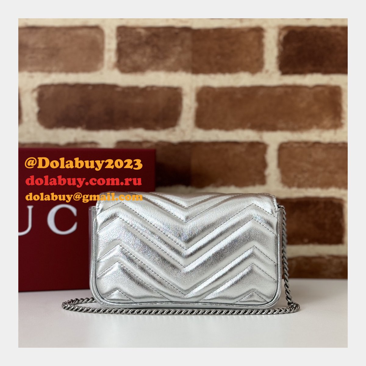 wholesale G*u*i 476433 best gg marmont super mini bag