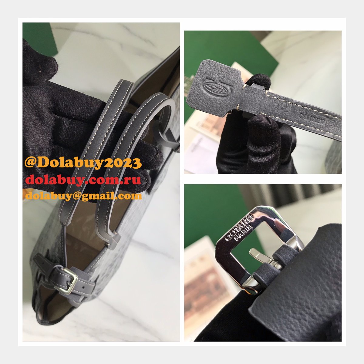 Fashion Goyard Chien Gris & Pocket Pet bag