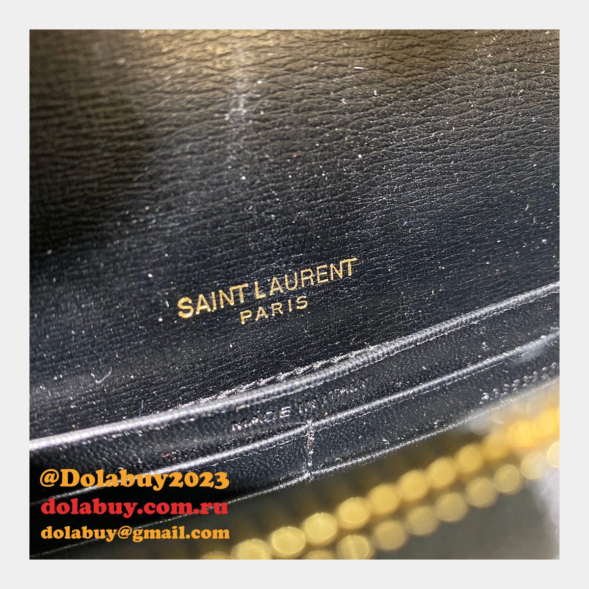 Buy Replica YSL Sunset 19cm Bags Online Black