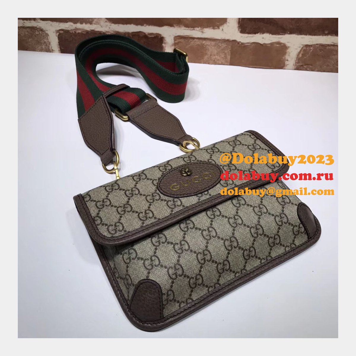 replica G*u*i gg supreme neo vintage messenger bag