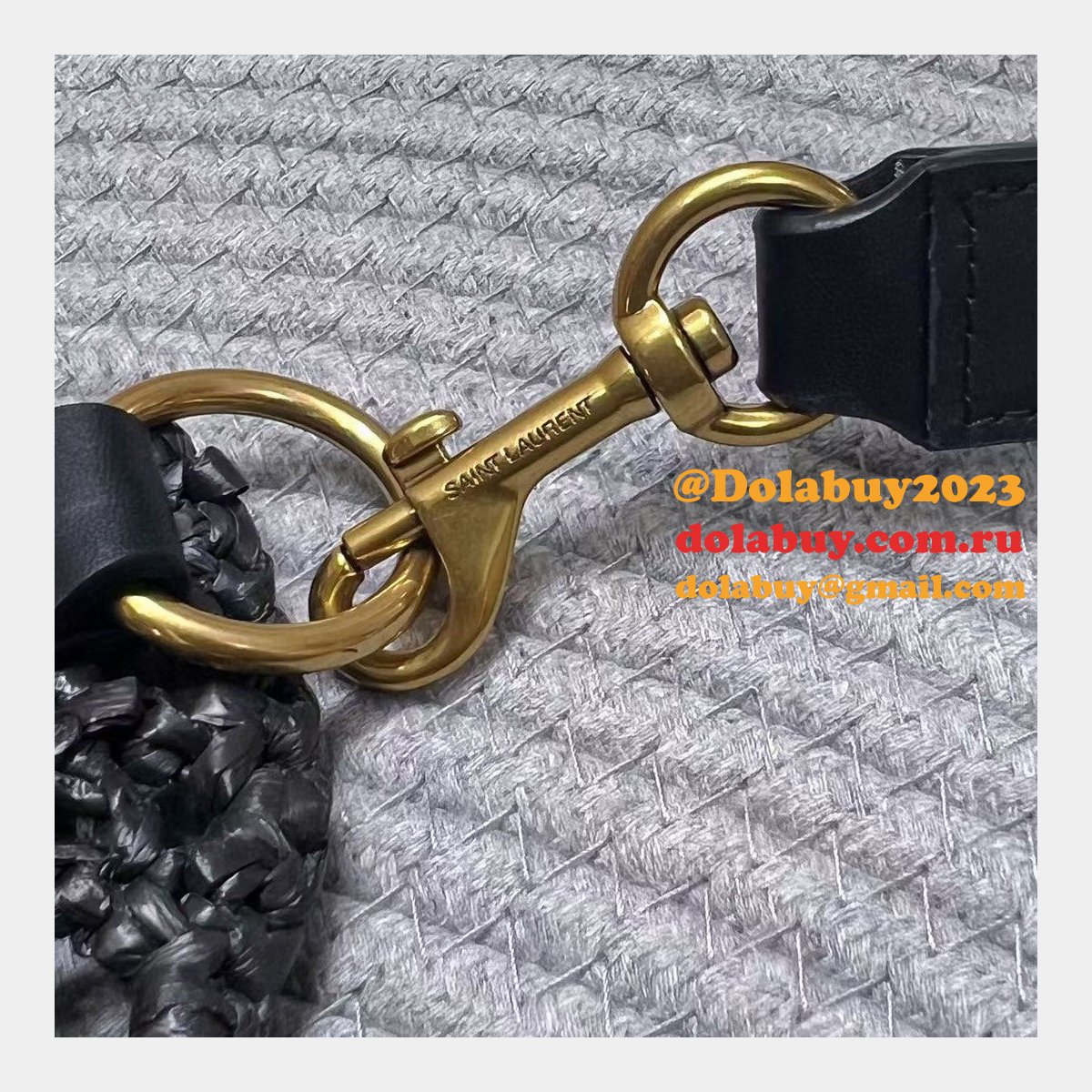 Replica Saint laurent Oxalis Shoulder Raffia Macramé 781289 Bag