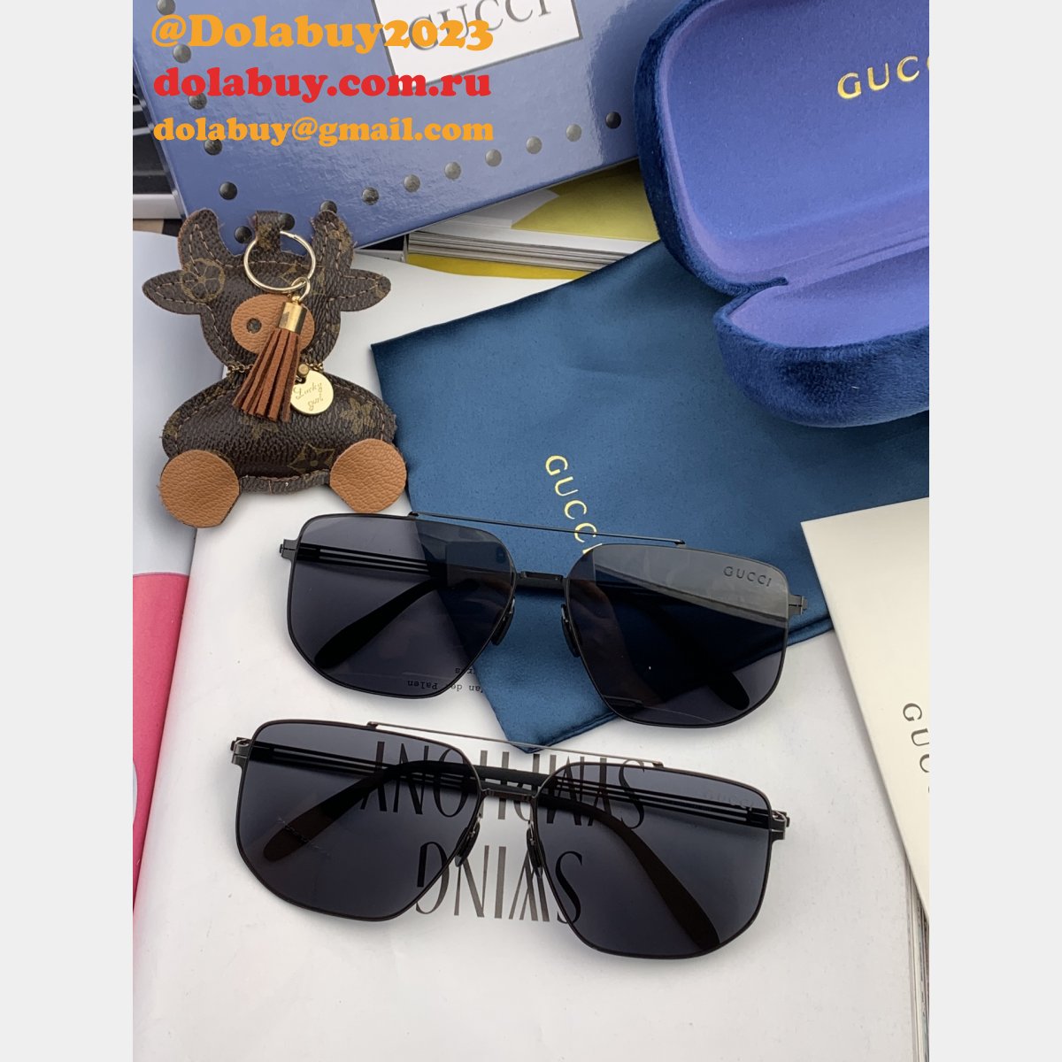 G*u*i high quality inspired g0502/7708/1731/1201 replica sunglasses
