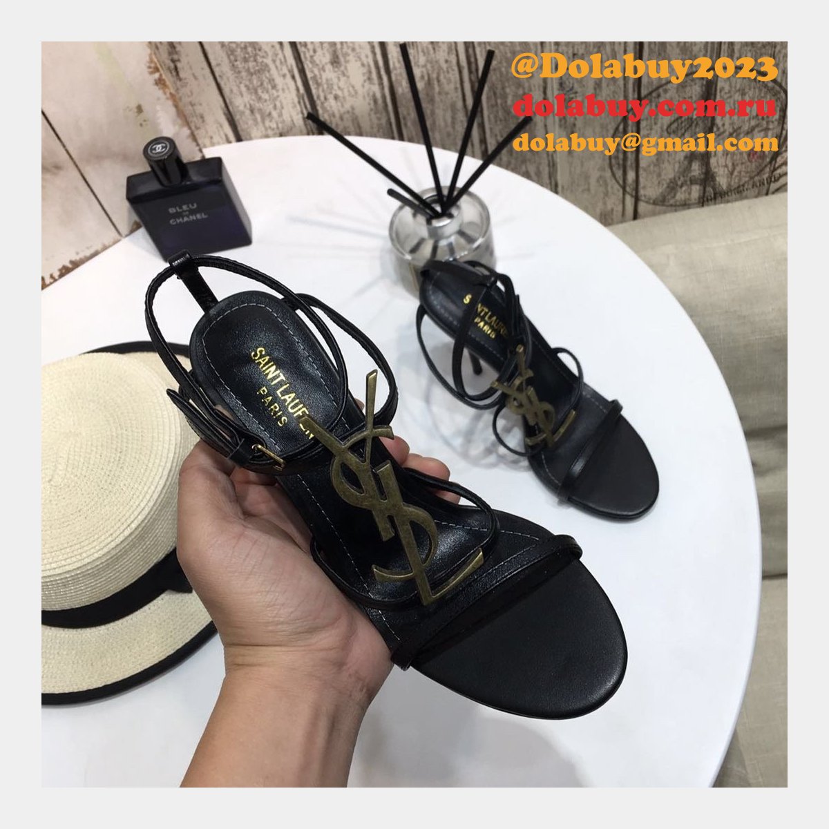 Saint Laurent High Heel Sandals 001