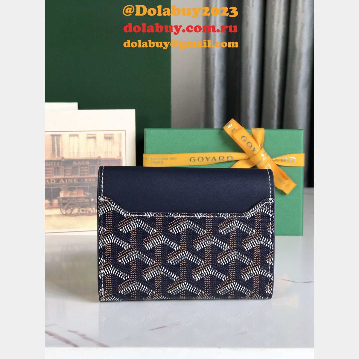 Top Quality Goyardine  Saint-Gabriel wallet