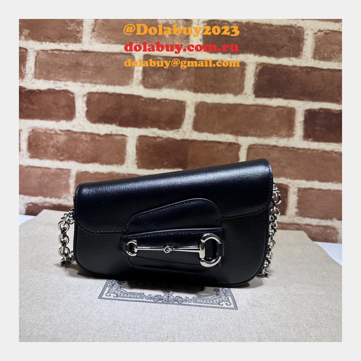 Fake Gucci Horsebit 774209 Wholesale 1955 Shoulder Designer Bag