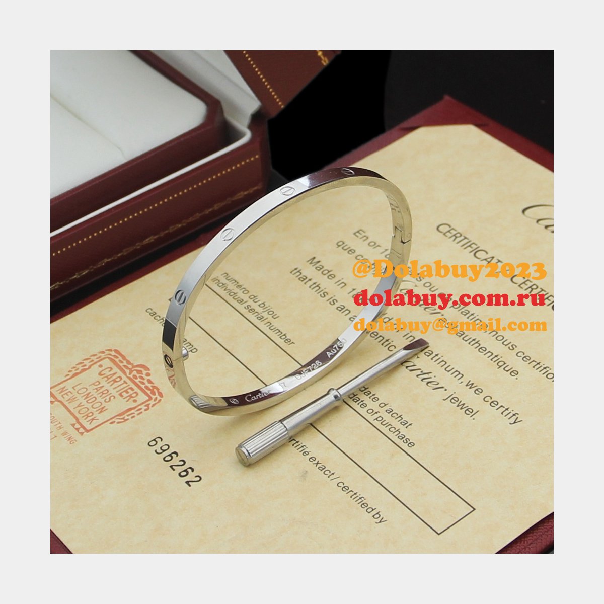 Cheap 1:1 Mirror Cartier love Bracelet Wholesale