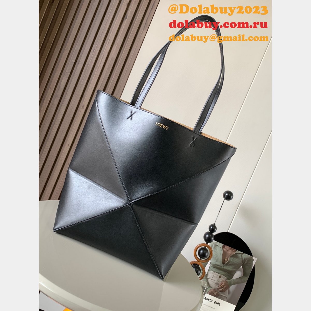 High Quality loewe puzzle Fold Medium tote bag 31CM