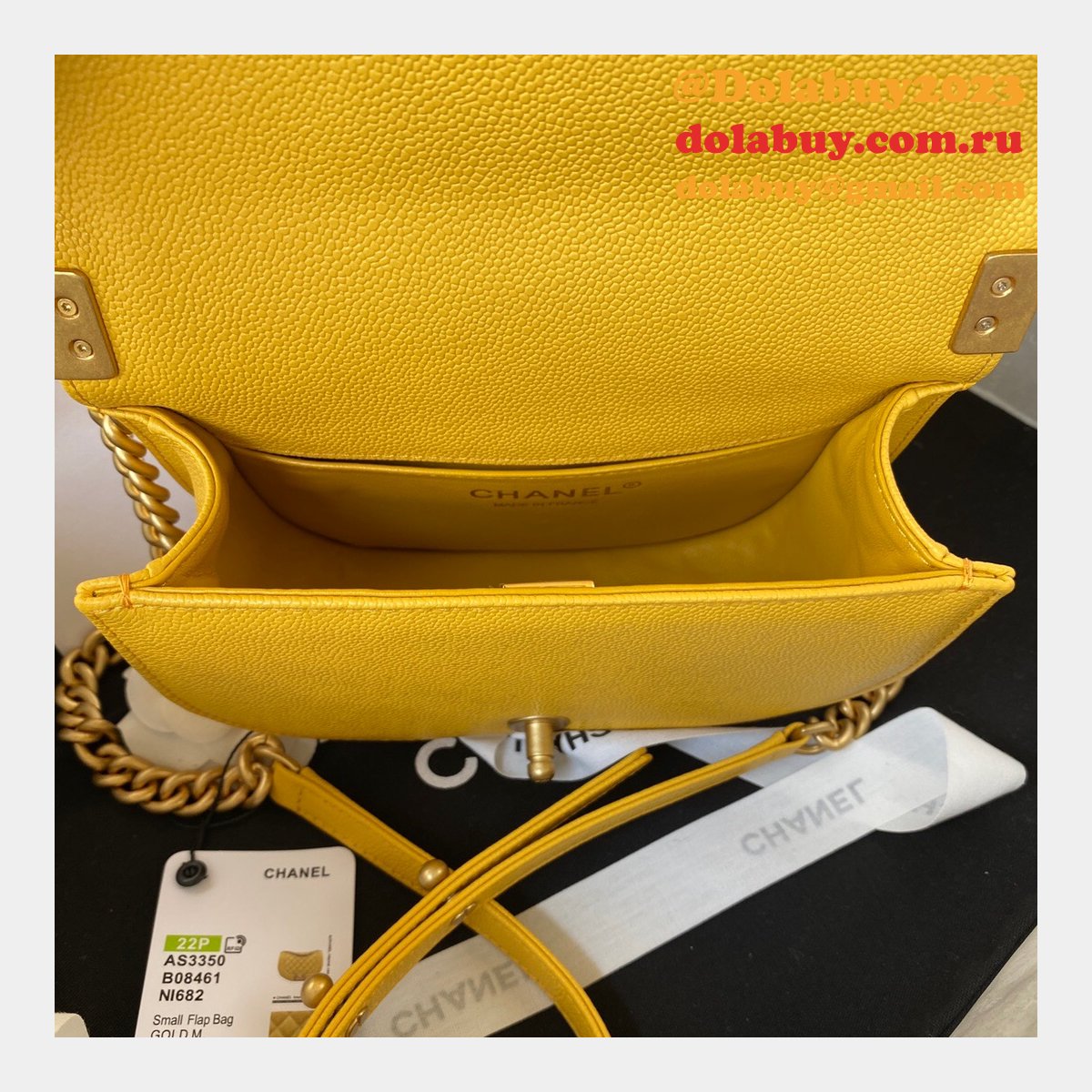 Replica Wholesale Boy Messenger Velvet AS3350 Gold-Tone Bag