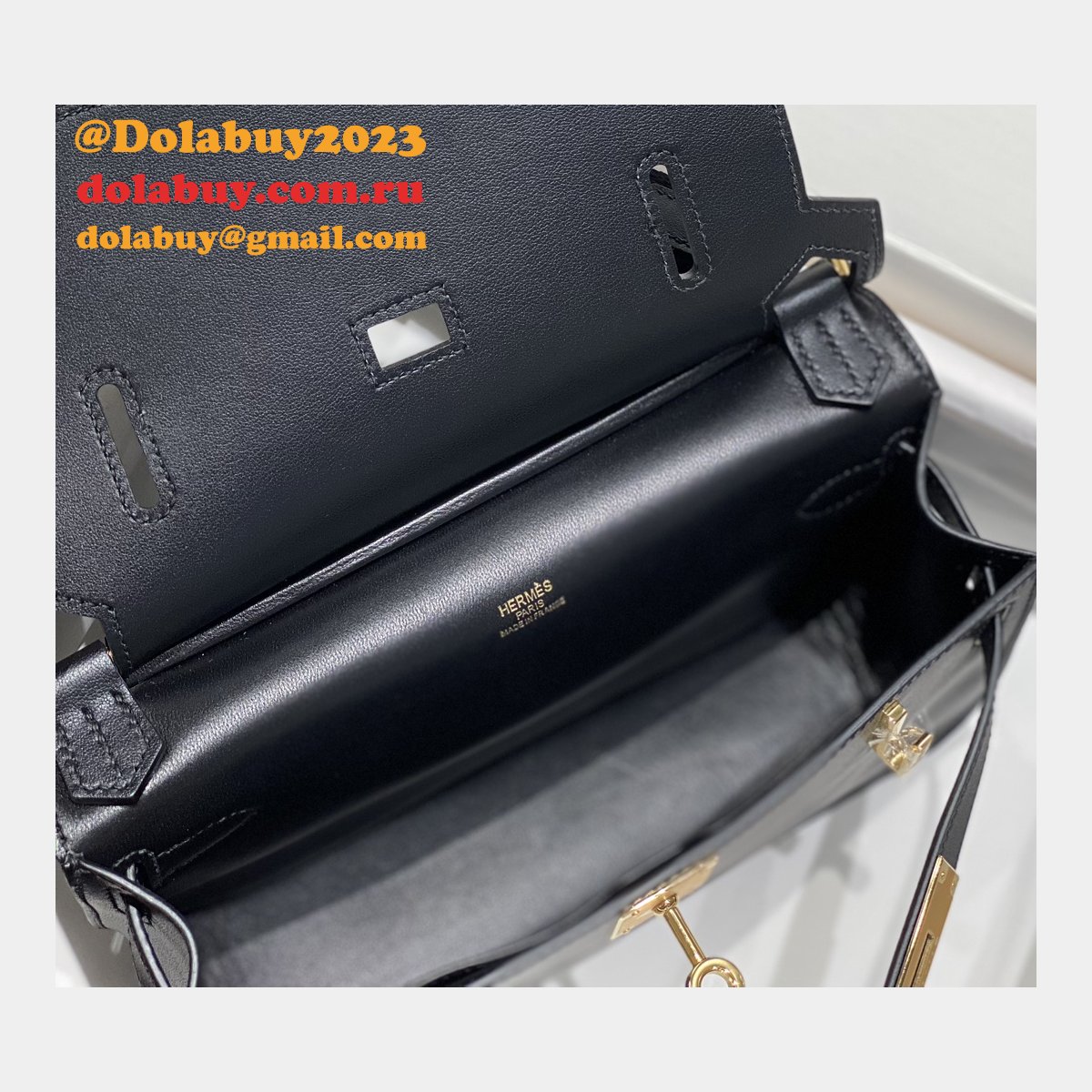 7 Star herems JYPSIERE MINI CALF leather handbag