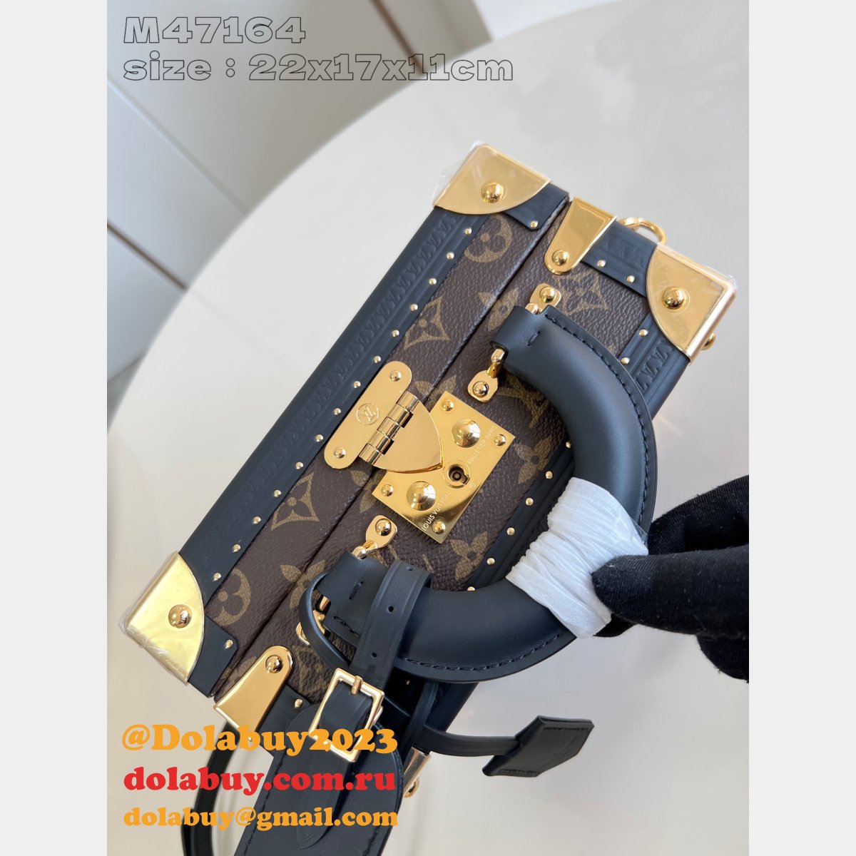 Louis Vuitton Inspired M47164 Petite Valise Monogram Reverse Bag