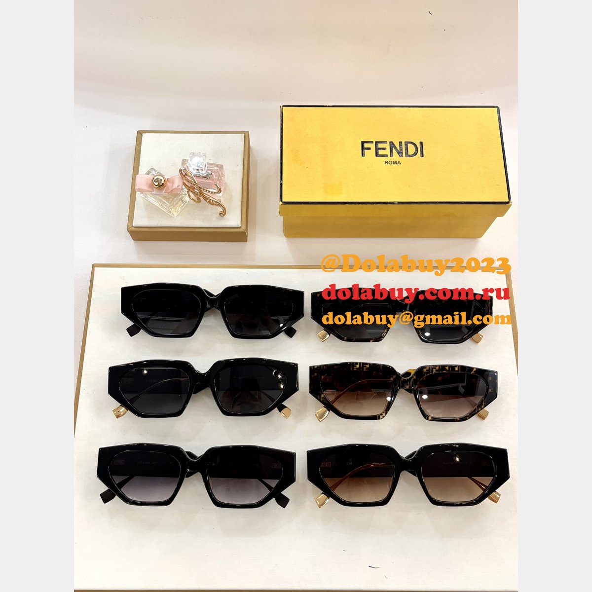 F**di inspired original fd50072l /40128i high quality replica sunglasses