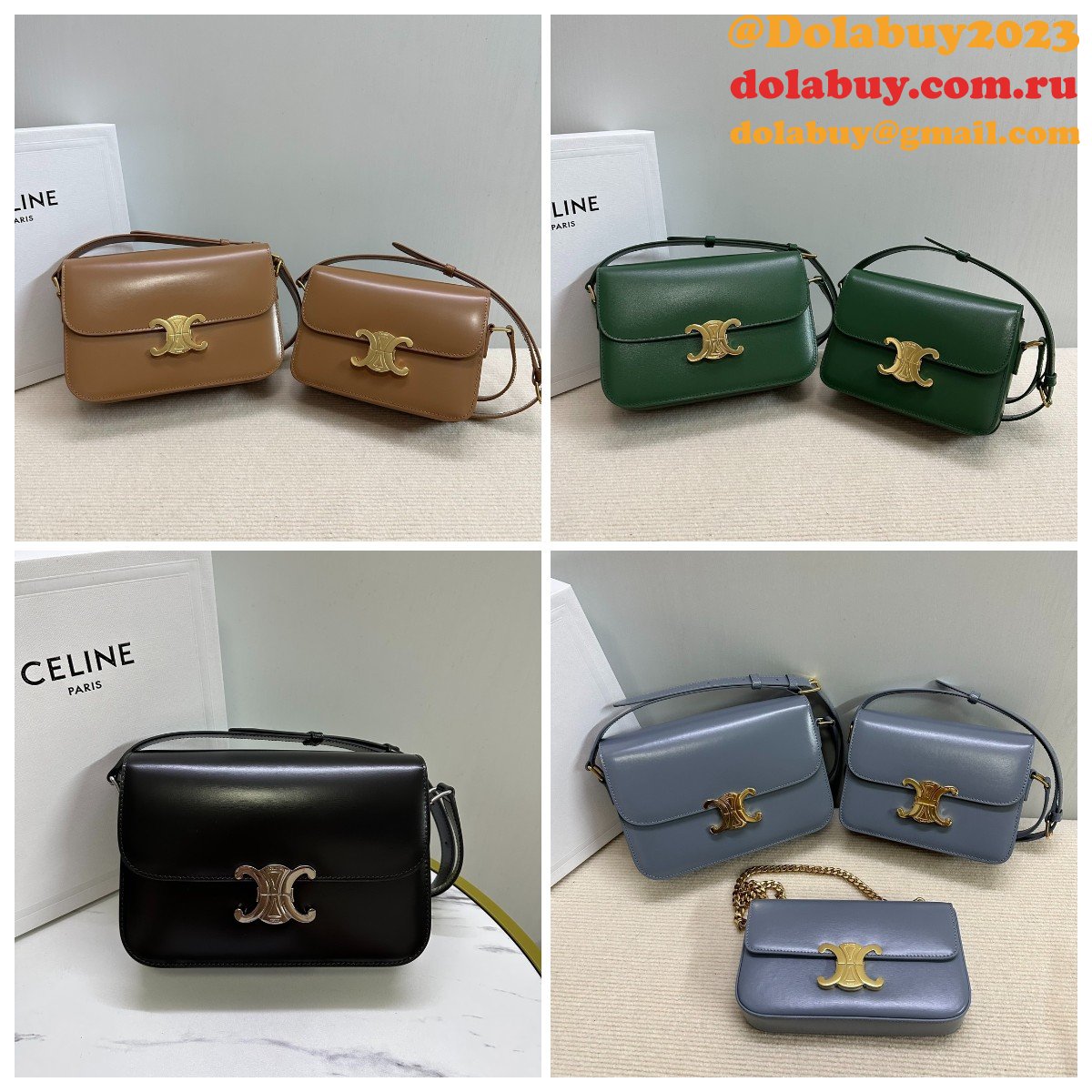 Best High-Quality Celine 188423/187363 Triomphe Replica Handbag