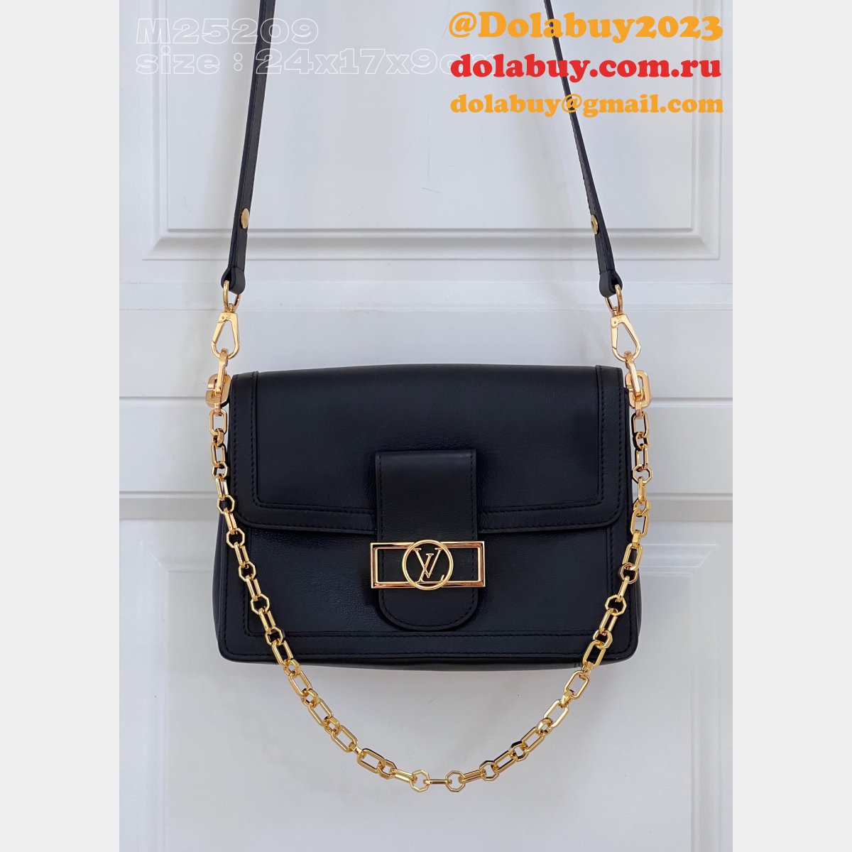 Sale Fake Louis Vuitton Dauphine Soft MM H27 M25209 Bag