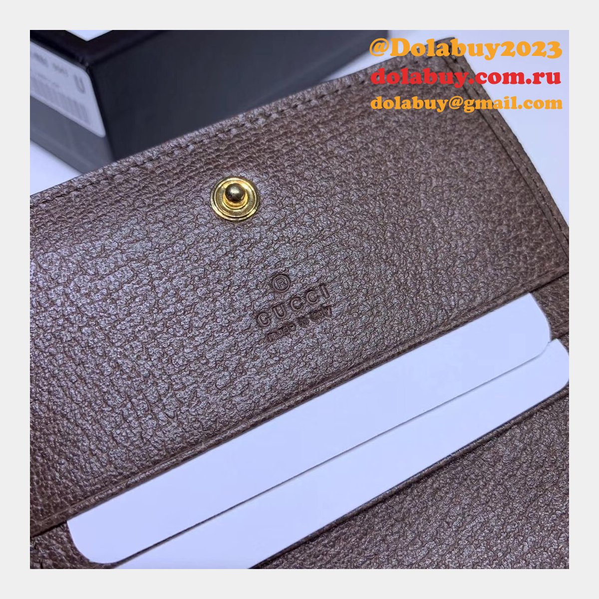 replica G*u*i gg aaa+ supreme ophidia card case wallet 523155