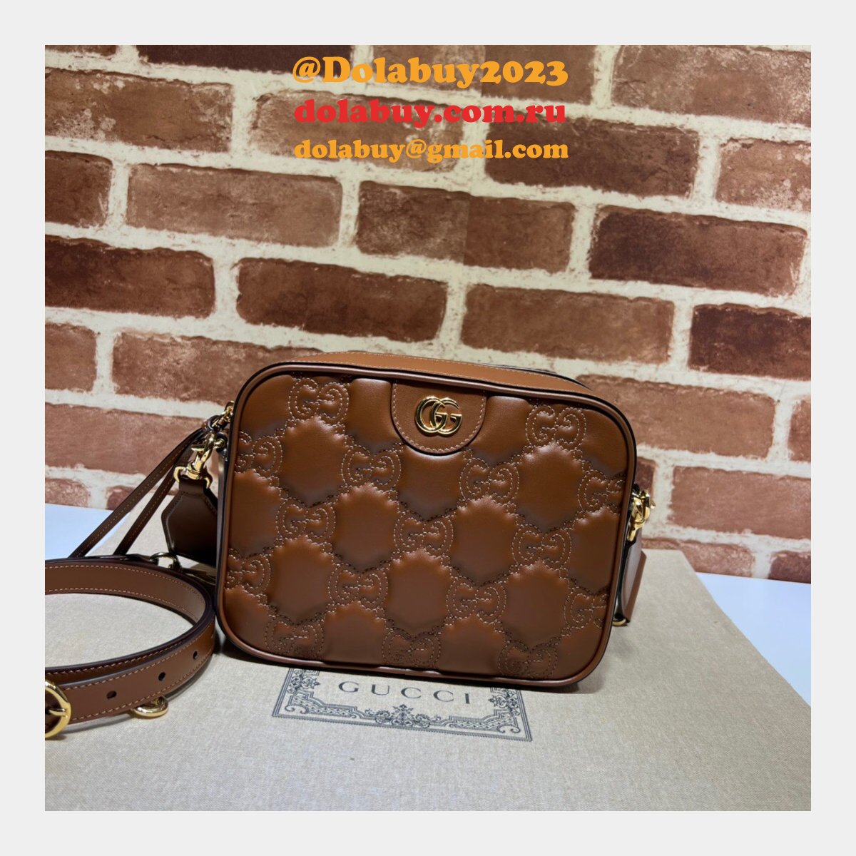 fake G*u*i designer gg matelassé leather shoulder 702234 bags