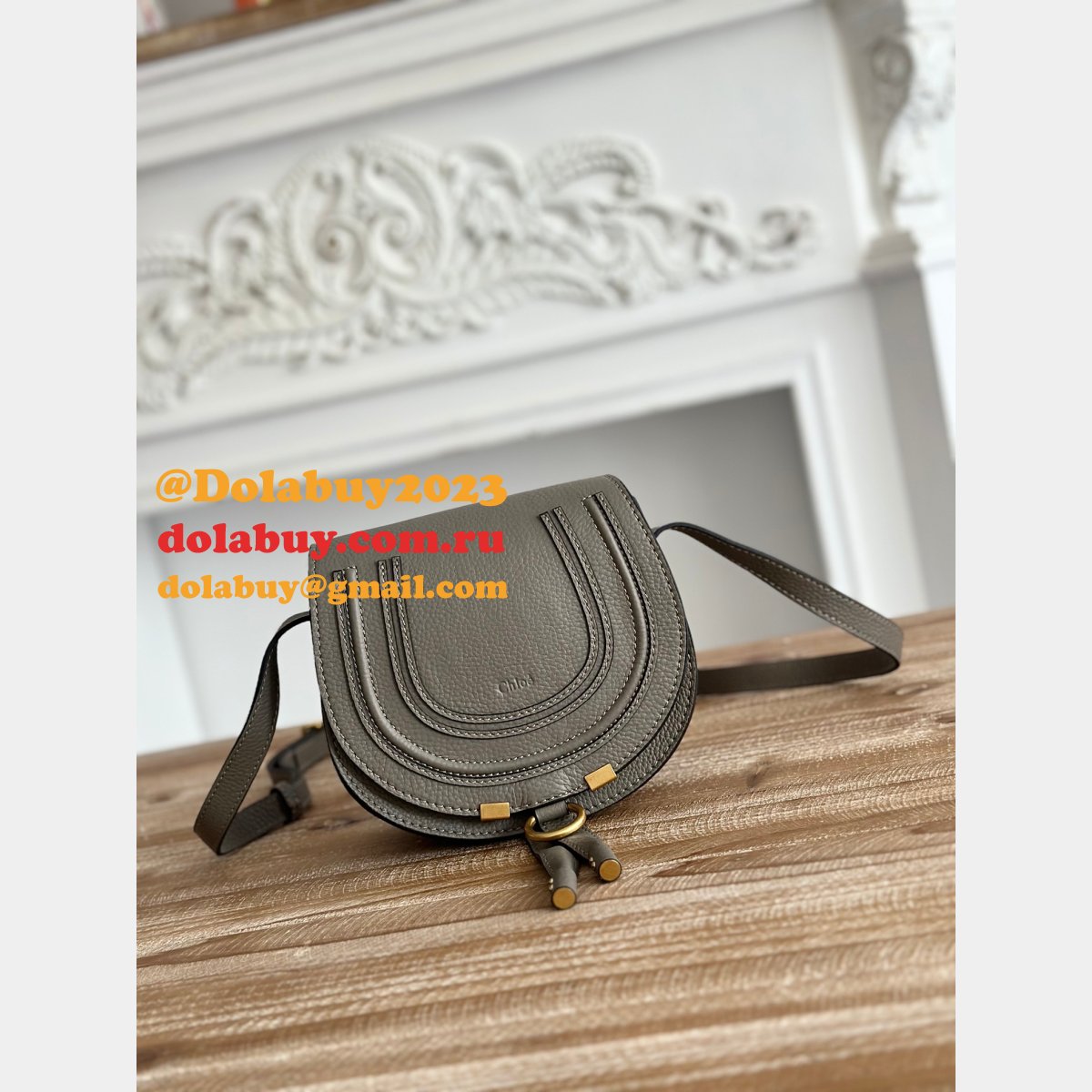 Top Quality Chloe Marcie Cowhide 1:1 Mirror Handbag