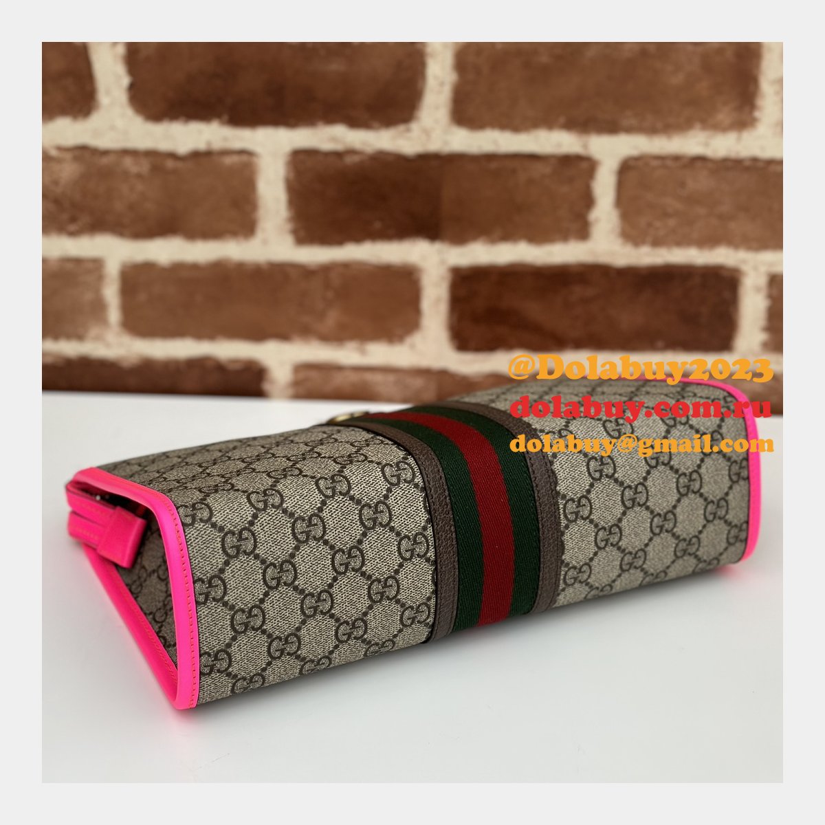 designer G*u*i replicas 598234 duplicate gg supreme ophidia toiletry case