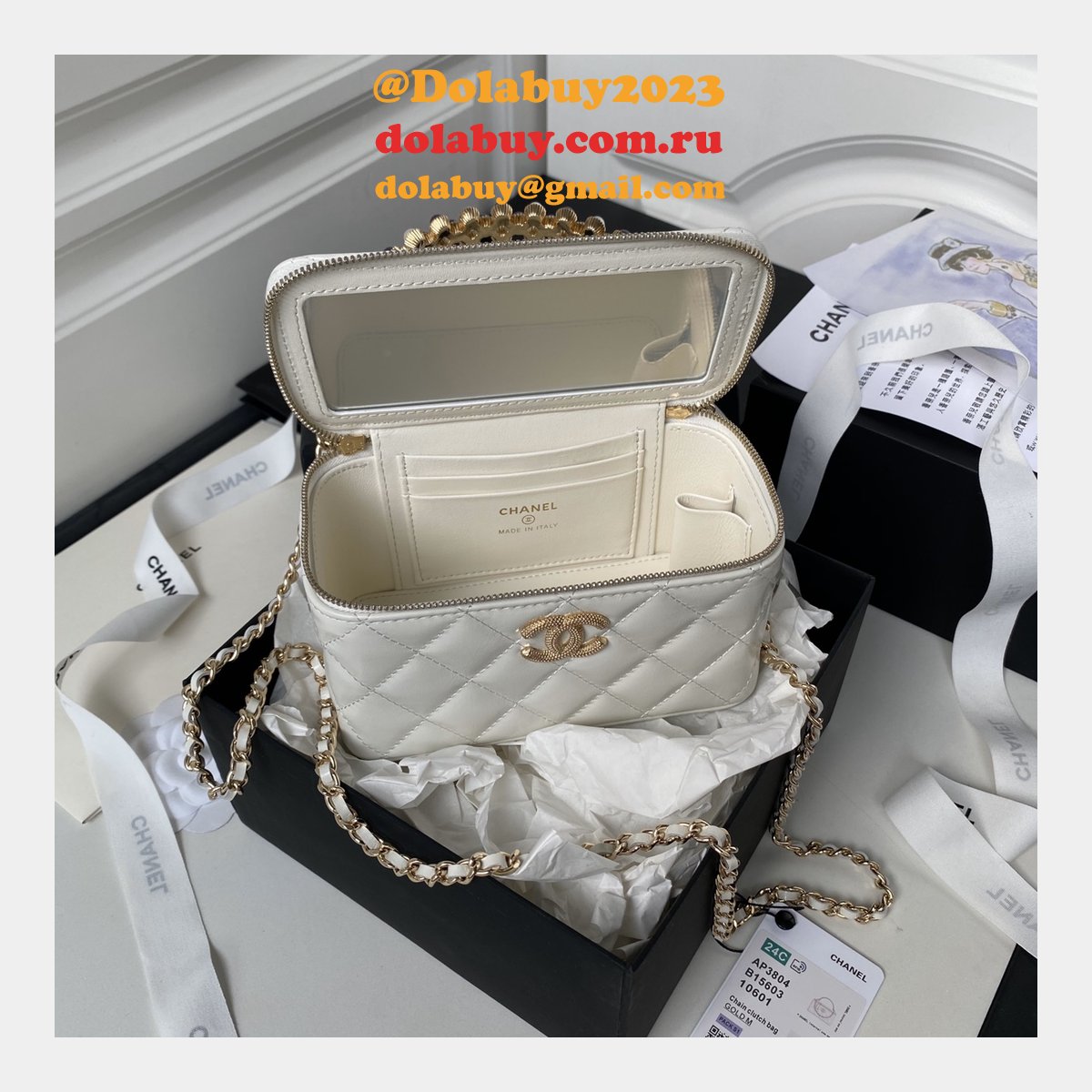 UK Fake Designer Makeup Beauty Vanity Ap3804 Bag