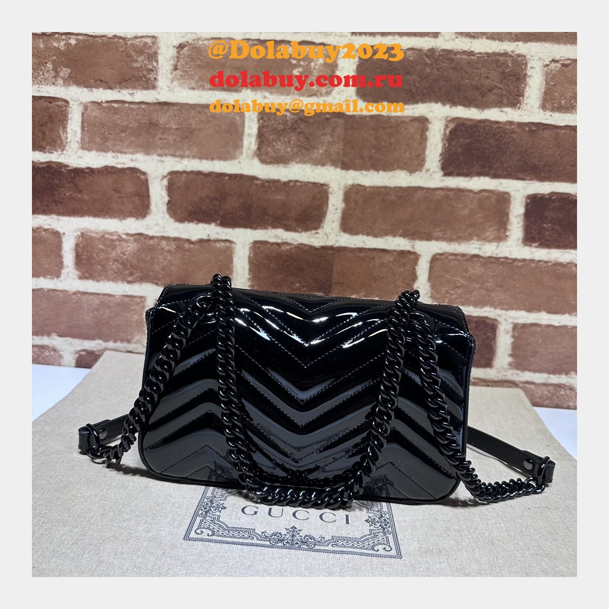 top-quality G*u*i 446744 gg marmont matelassé fake 446744 shoulder bag