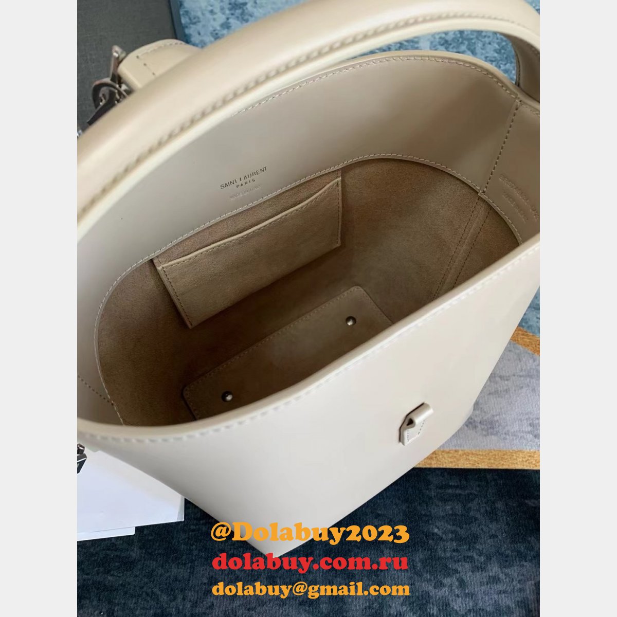 YSL Replicas LE 37 Inspired In Shiny 749036 Luxury Saint Laurent Bag